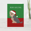 Search for yorkie christmas cards Red