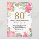 Search for 80th birthday invitations Adult birthday party