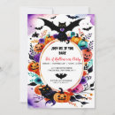 Search for watercolor halloween invitations Purple
