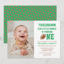 Search for rookie birthday invitations Baby boy