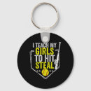 Search for funny softball key rings Athlete