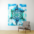 Search for sacred geometry tapestries Flower of life