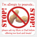 Search for peanut warning stickers Allergies