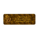 Search for peony return address labels Elegant