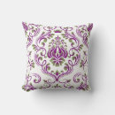 Search for purple and green cushions Damask
