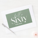 Search for 60th party stickers Typography