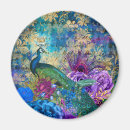 Search for peacocks magnets Vintage