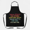 Search for equal rights aprons Pride month
