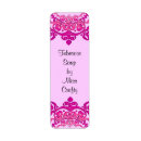 Search for arts and crafts return address labels Pink