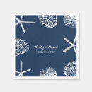 Search for beach wedding napkins Blue