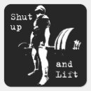 Search for shut up stickers Fitness