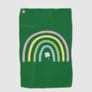 Search for shamrock golf towels Irish