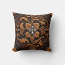 Search for tooled leather cushions Cowboy