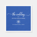 Search for royal blue wedding napkins Chic