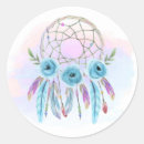 Search for watercolor feathers stickers Bohemian