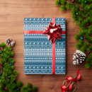 Search for blue and white christmas wrapping paper Nordic
