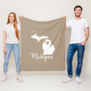 Search for state of michigan blankets Map