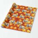 Search for honeybee wrapping paper Honeycomb