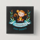 Search for monkey badges Baby shower