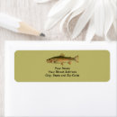 Search for trout return address labels Fishing