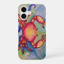 Search for crab phone cases Watercolor