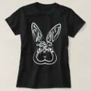 Search for black rabbit tshirts Black and white