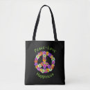Search for peace sign bags Hippie