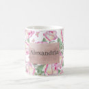 Search for romantic floral mugs Pink roses