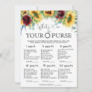 Search for purse party invitations Bride
