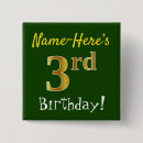 Search for 3rd birthday badges 3 years old