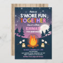 Search for smores bonfire invitations Camping party