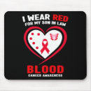 Search for “blood” mousepads Support leukaemia awareness