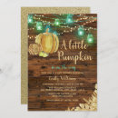 Search for lil pumpkin baby shower invitations Fall
