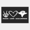 Search for peace rectangle stickers Heart
