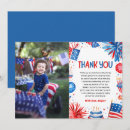 Search for 4th birthday thank you cards Red white and blue