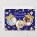 Search for royal blue christmas cards Gold