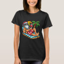 Search for christmas swim tshirts Santa claus
