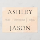 Search for blush and coral wedding invitations Peach