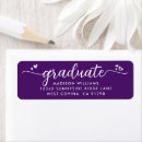 Search for purple heart return address labels Celebration