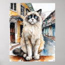 Search for ragdoll cat art Cats