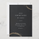 Search for black gold cocktail party invitations Wine