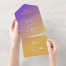 Search for purple and yellow wedding invitations Modern