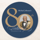 Search for 80th birthday coasters Gold