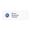 Search for sapphire return address labels Watercolor