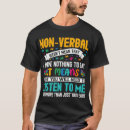 Search for non verbal tshirts Doesn't