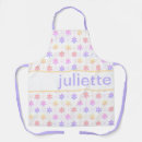 Search for yellow flower pattern aprons Pink