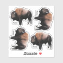 Search for bison animal stickers Buffalo