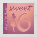 Search for sweet 16 save the dates Purple