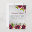 Search for burgundy wedding reception invitations Elegant