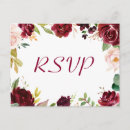 Search for wedding rsvp response postcards Floral